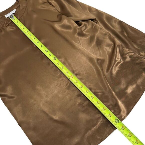 Vintage Justine Todd Long Sleeve Button Down Blouse Size 8 - Picture 9 of 10